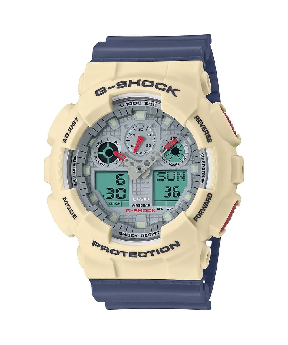 ساعت مچی مردانه جی‌شاک کاسیو مدل GA-100PC-7A2DR — تصویر ۶
