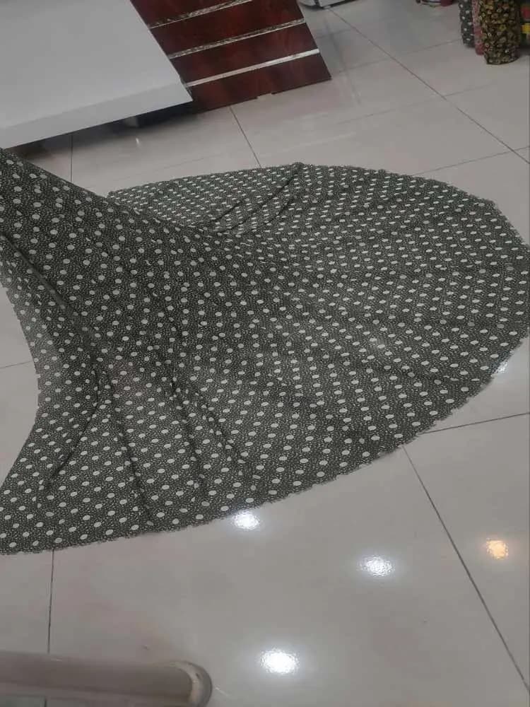 حریر شیفونجو سبز