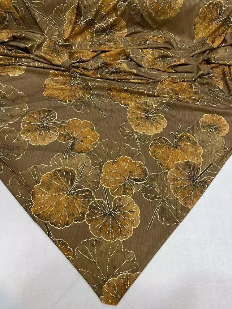 پارچه گیاهی طلاکوب نسکافه‌ای — تصویر ۲
