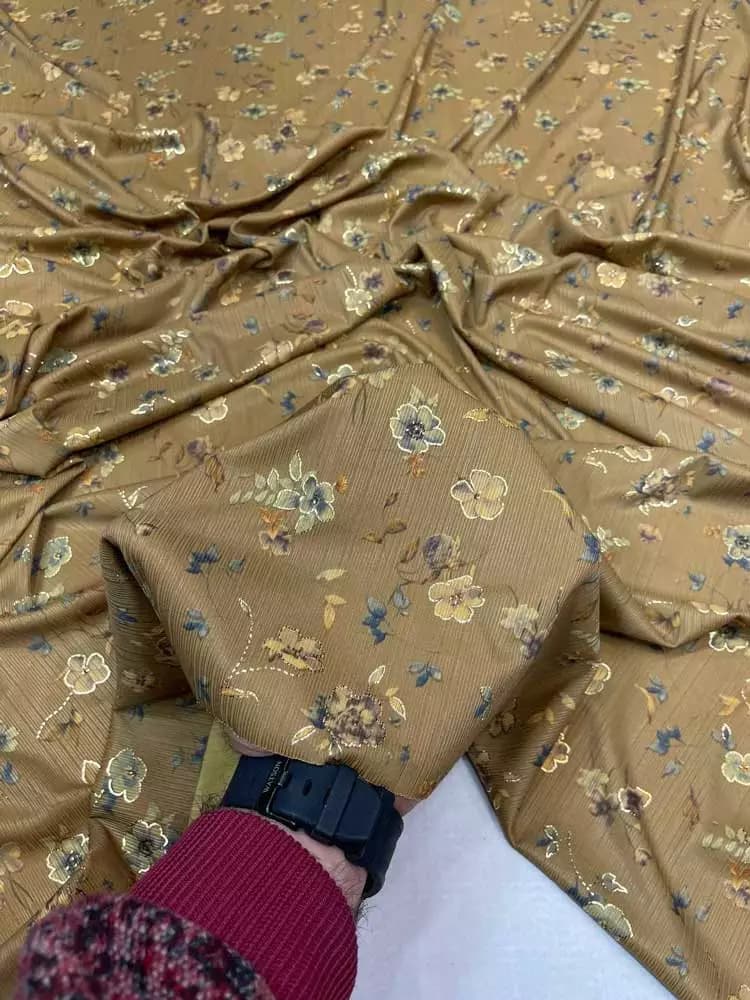 پارچه گیاهی طلاکوب سبز2