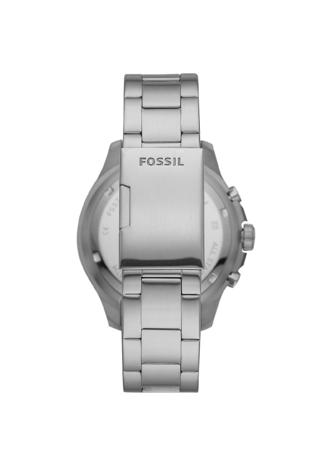 ساعت مچی مردانه کرنوگراف با صفحه سبز و بند استیل Fossil مدل FS5726 — تصویر ۳