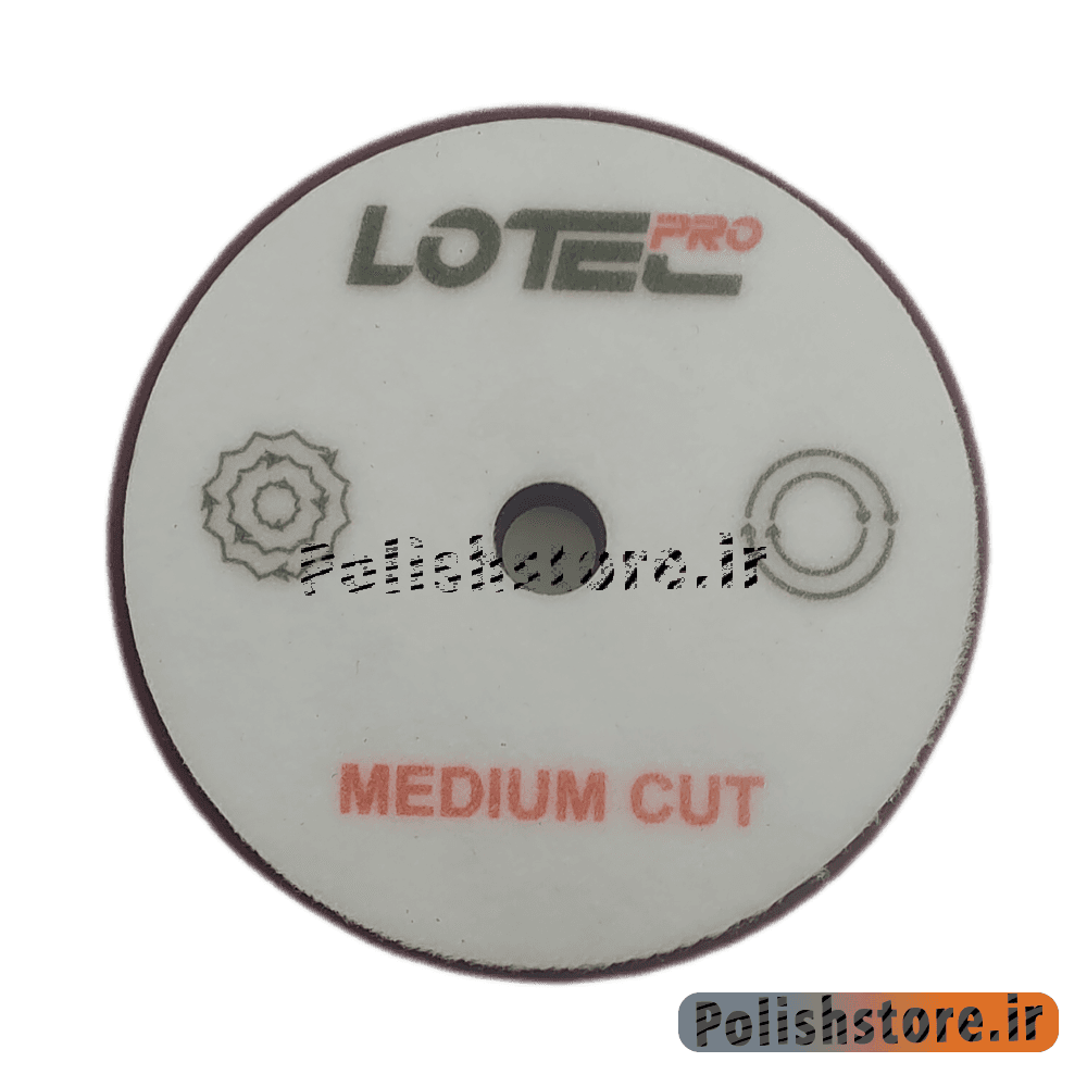 پد پولیش 150 متوسط لوتک پرو Lotec Pro 150mm