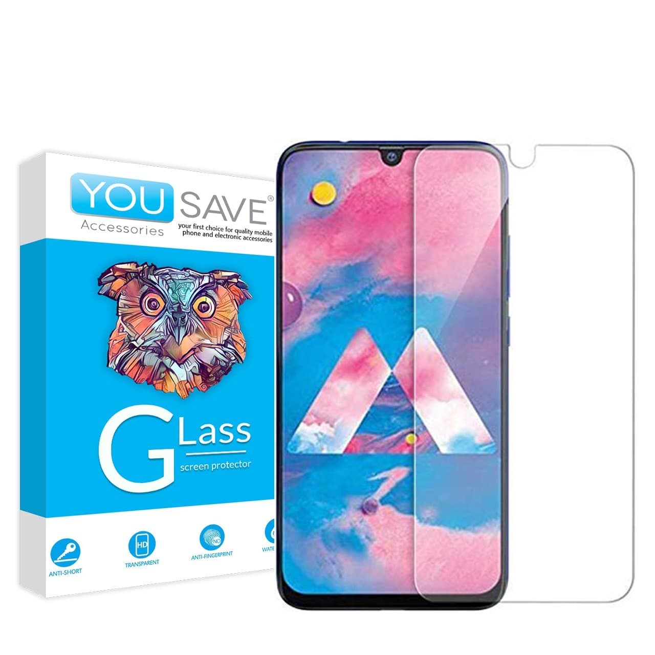گلس یوسیو مناسب برای گوشی سامسونگ Galaxy A30 — تصویر ۲