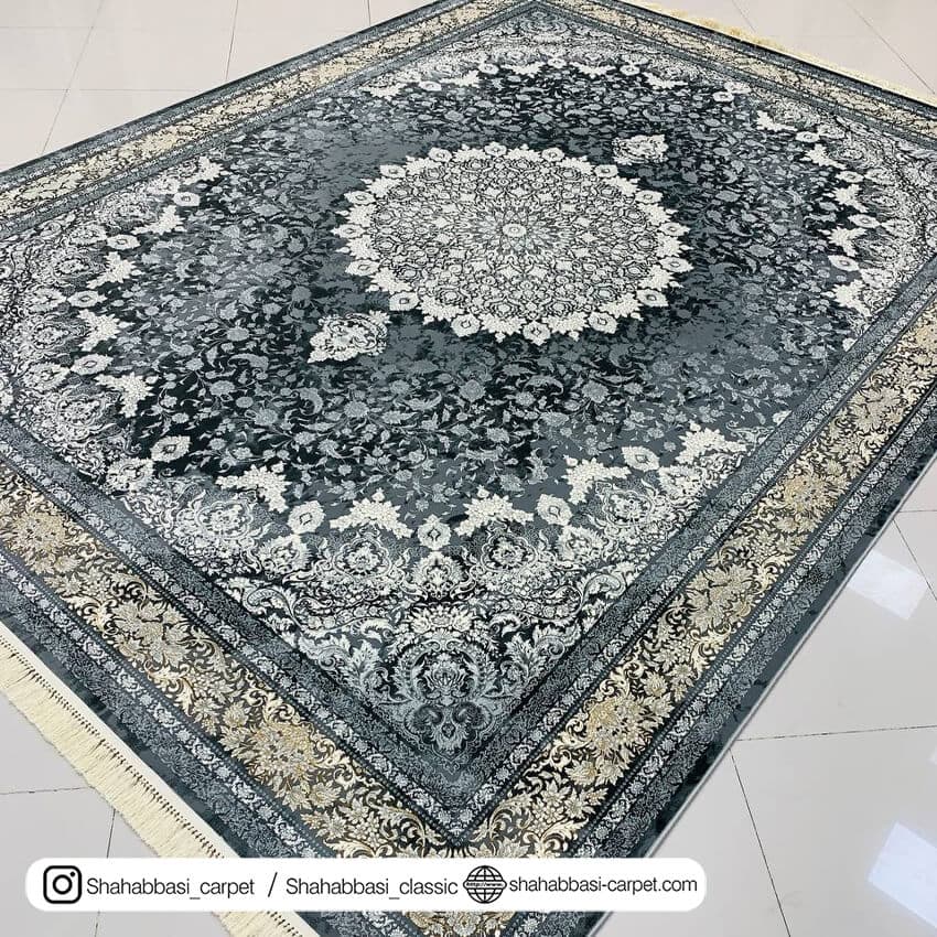فرش ماشینی کد 3059 نگار دودی