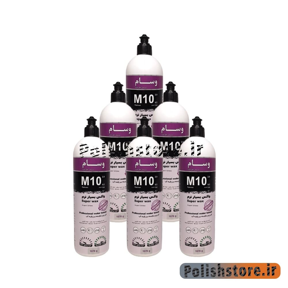 پک 6 عددی پولیش واکس وسام بزرگ Vesam M10 Super Wax