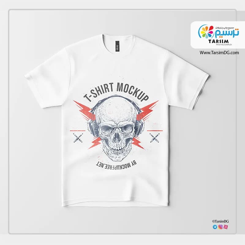 چاپ تیشرت سفید — تصویر ۴