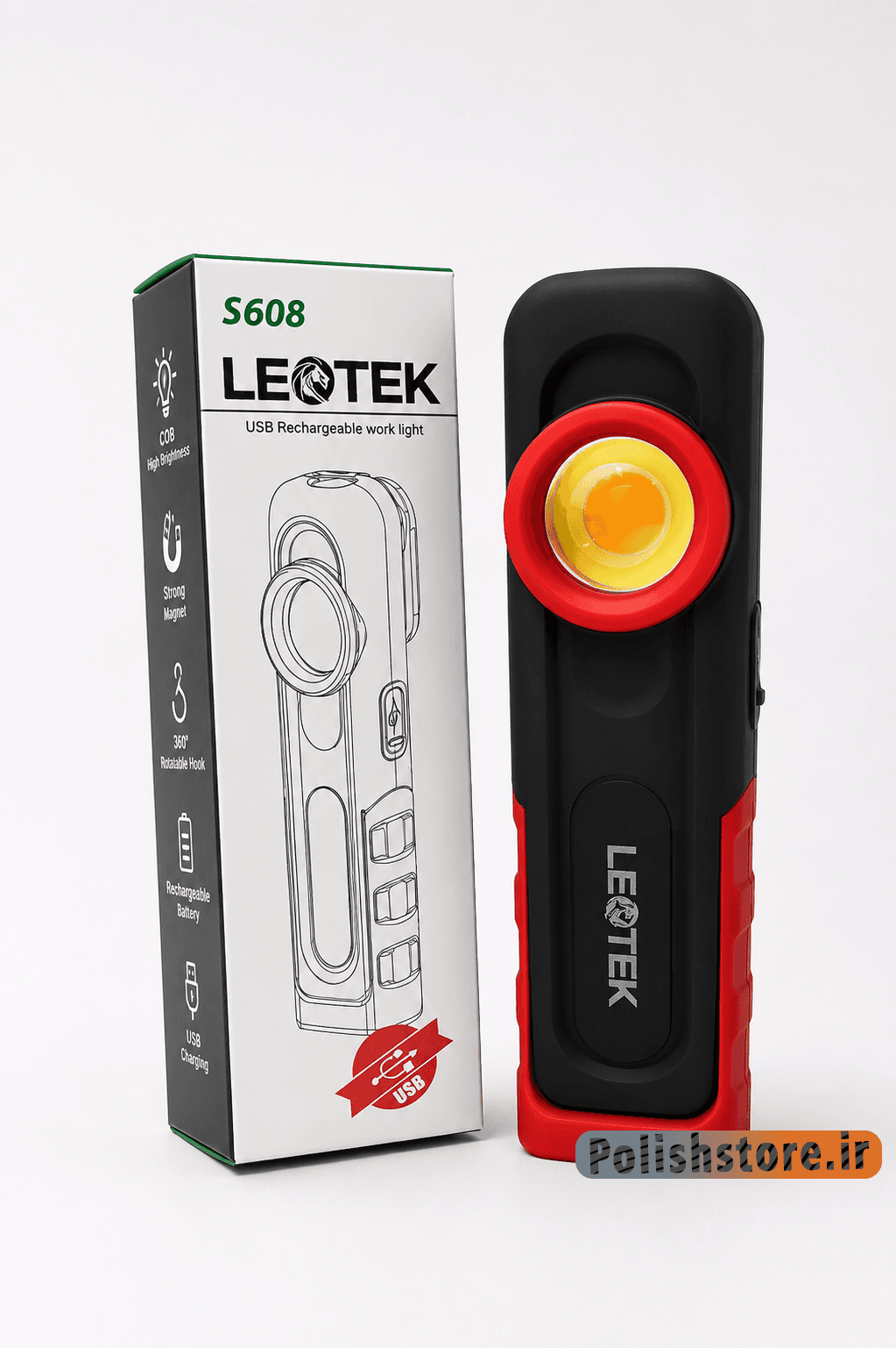 چراغ دیتیلینگ خودرو مدل LEOTEK S608