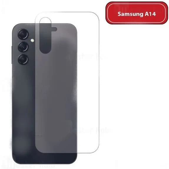برچسب محافظ نانو پشت گوشی سامسونگ Samsung Galaxy A14 TPU Nano Back – بی رنگ
