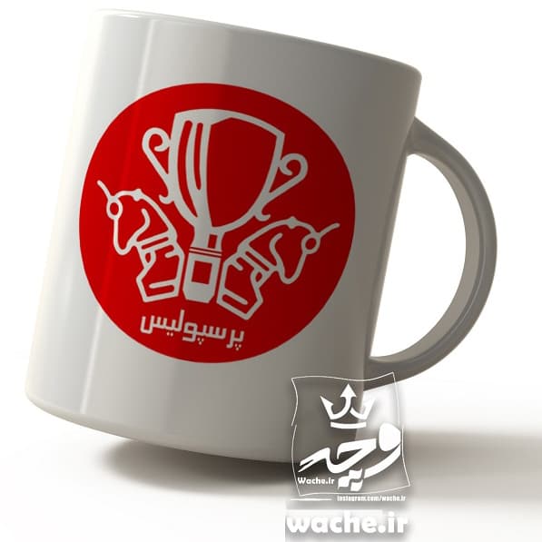 ماگ سرامیکی طرح قدیم لوگو پرسپولیس Persepolis F.C