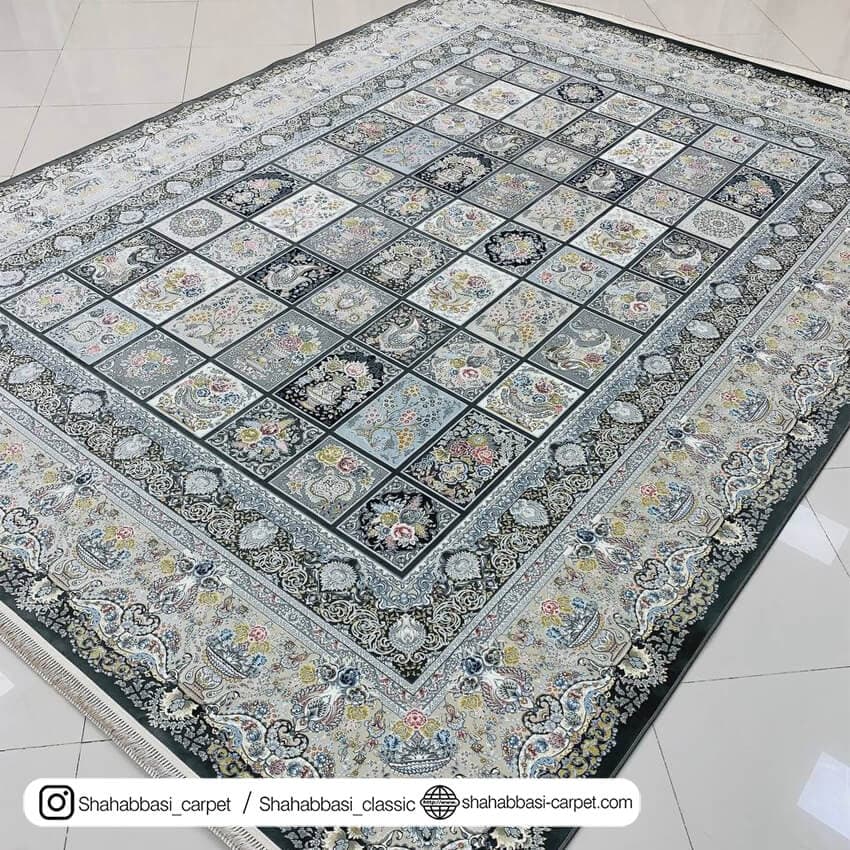 فرش کلاسیک کد 5021 ارسباران زغالی