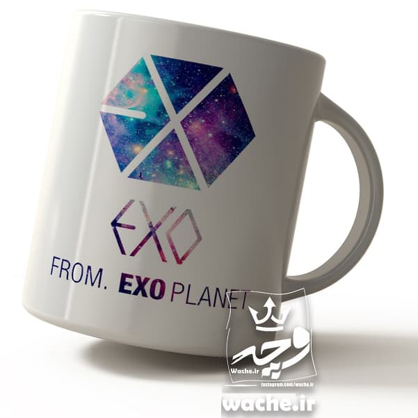 ماگ سرامیکی طرح گروه اگزو Exo