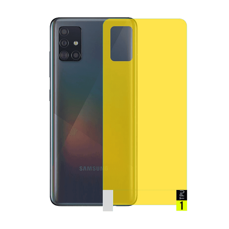 برچسب پشت سامسونگ TPU A51 پوشش کامل و فول/SAMSUNG A51 — تصویر ۲