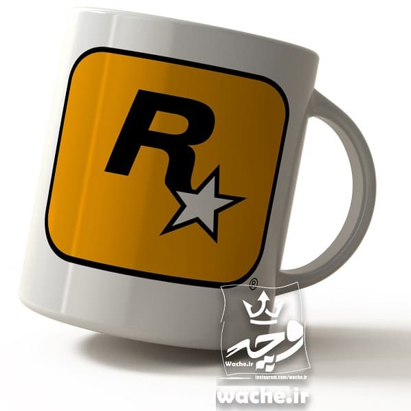 ماگ سرامیکی طرح راک‌استار گیمز Rockstar Games