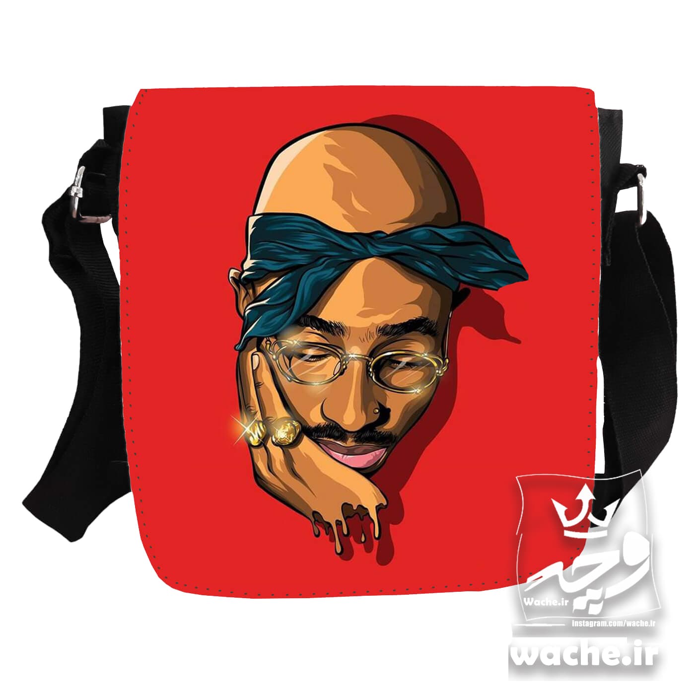 کیف دوشی طرح 2pac — تصویر ۲