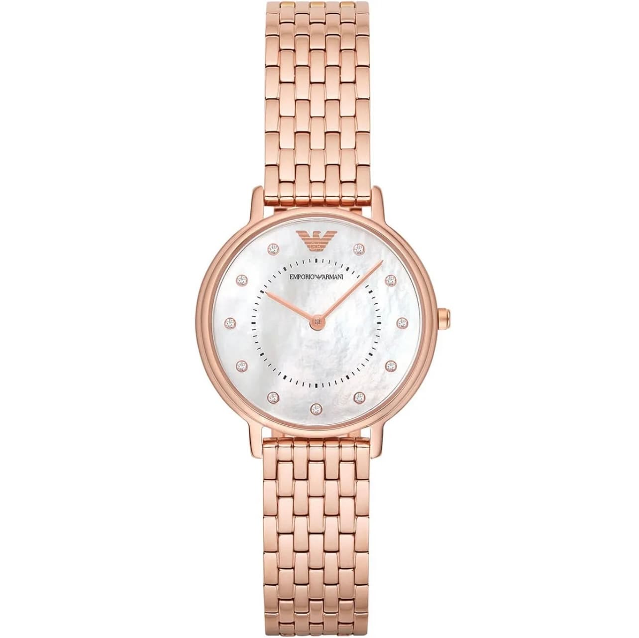 ساعت مچی زنانه رزگلد Emporio Armani مدل AR11006
