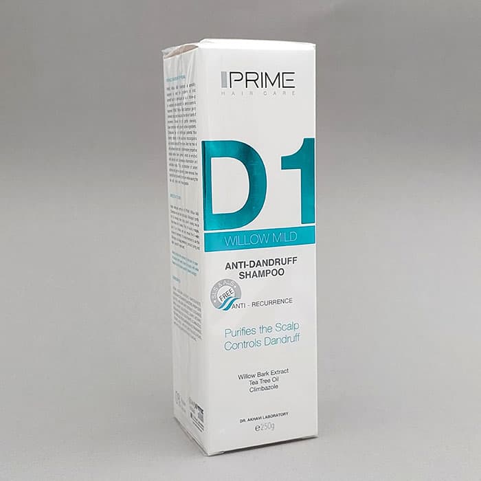 شامپو ضد شوره ملایم D1 پرایم PRIME حجم 250 میل 92865