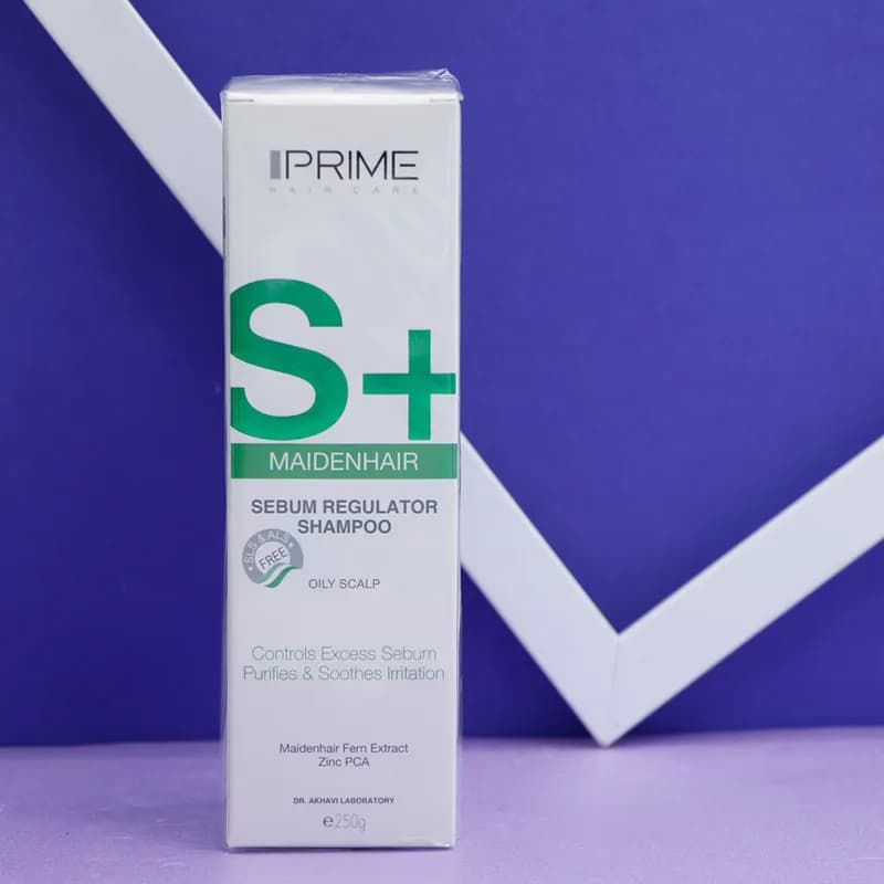 شامپو متعادل کننده چربی پوست سر چرب +S پرایم PRIME حجم 250 میل 92716