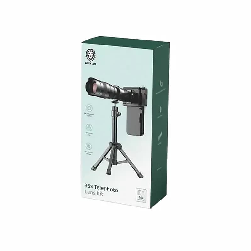 لنز کلیپسی موبایل گرین لاین Green Lion 36x Telephoto Lens Kit — تصویر ۵