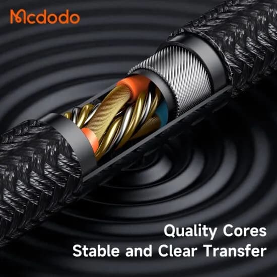 کابل تبدیل لایتنینگ به Aux مک دودو Mcdodo CA-5010 Lightning to Aux — تصویر ۳