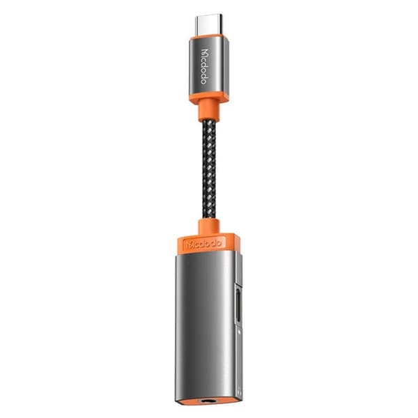 کابل تبدیل لایتنینگ اتصال همزمان هندزفری و شارژر مک دودو Mcdodo CA-6710 Lightning to Aux — تصویر ۲