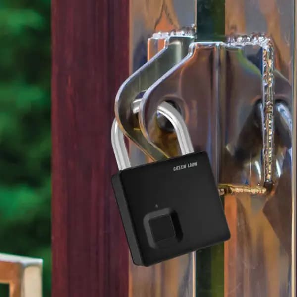 قفل اثر انگشتی گرین لاین Green Lion Fingerprint Padlock GNMINIFPPDLKBK — تصویر ۳