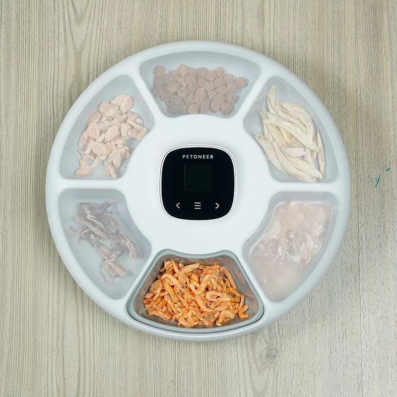 غذا دهنده اتوماتیک حیوانات خانگی شیائومی XIAOMI PETONEER NUTRISPIN 6 MEAL PET FEEDER PF001-M — تصویر ۲