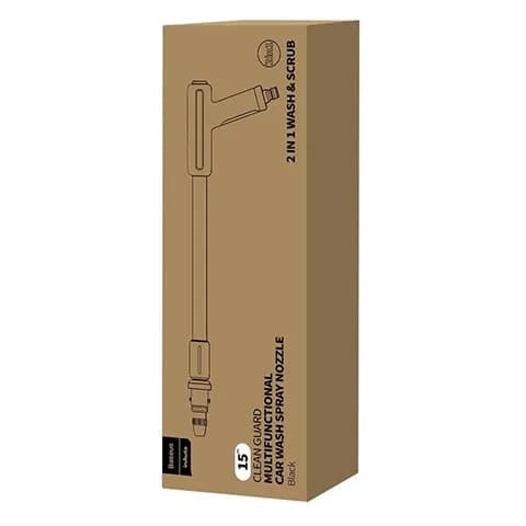ست نازل و تی شستشوی خودرو Baseus Multifunctional Car Wash Spray Nozzle CRXC01-E01 طول ۷.۵ متری — تصویر ۵
