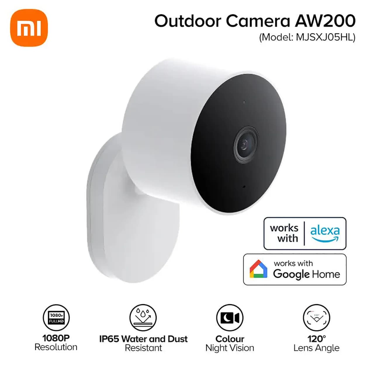 دوربین نظارتی مداربسته تحت شبکه شیائومی مدل mi outdoor camera AW200 — تصویر ۵
