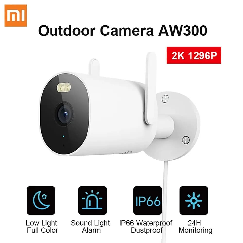دوربین نظارتی مدار بسته تحت شبکه شیائومی مدل mi outdoor camera AW300 — تصویر ۳