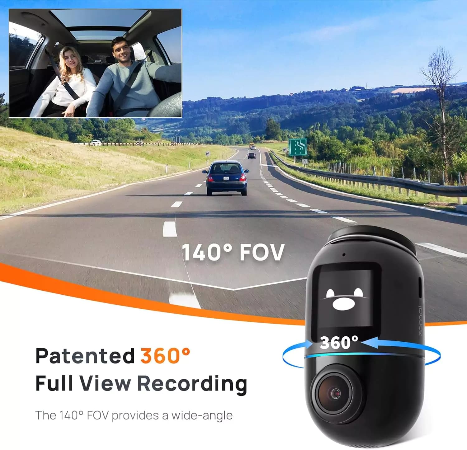 دوربین ماشین ۳۶۰ درجه شیائومی مدل ۷۰MAI DASH CAM OMNI X200 — تصویر ۴
