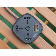چند راهی برق و شارژر پرودو PORODO 4 USB 3 SOCKETS PD-SC3302 دارای ۴ پورت — تصویر ۴