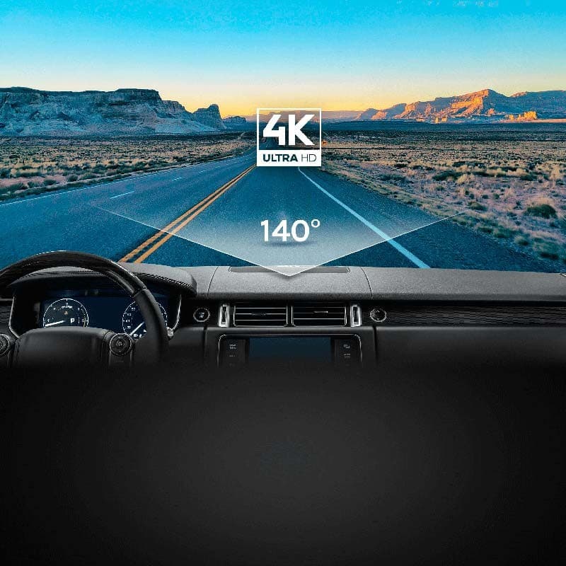 دوربین فیلم برداری خودرو شیائومی سوِنتی مِی مدل ۷۰maI Dash Cam 4K GPS A800S — تصویر ۶