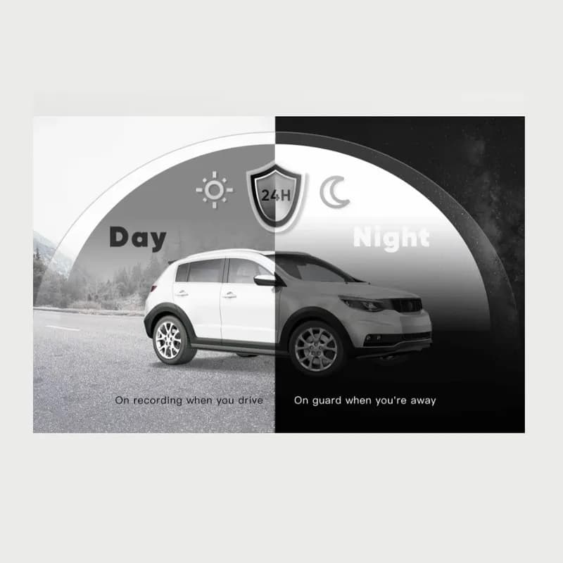 دوربین خودروی شیائومی Xiaomi 70mai Dash Cam Pro Plus with Rear Cam Set A500S-1 به همراه دوربین عقب — تصویر ۴