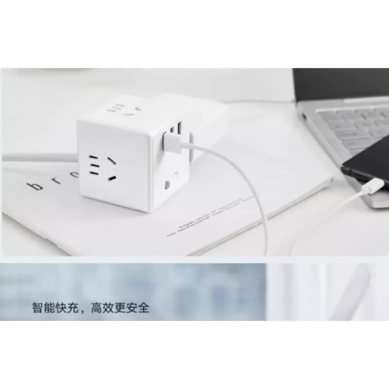 چندراهی برق و شارژر شیائومی مدل XIAOMI MIJIA MJCX83-02QM — تصویر ۴