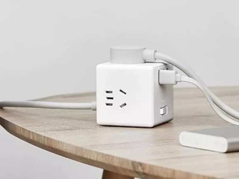 چندراهی برق و شارژر شیائومی مدل XIAOMI MIJIA MJCX83-02QM — تصویر ۳