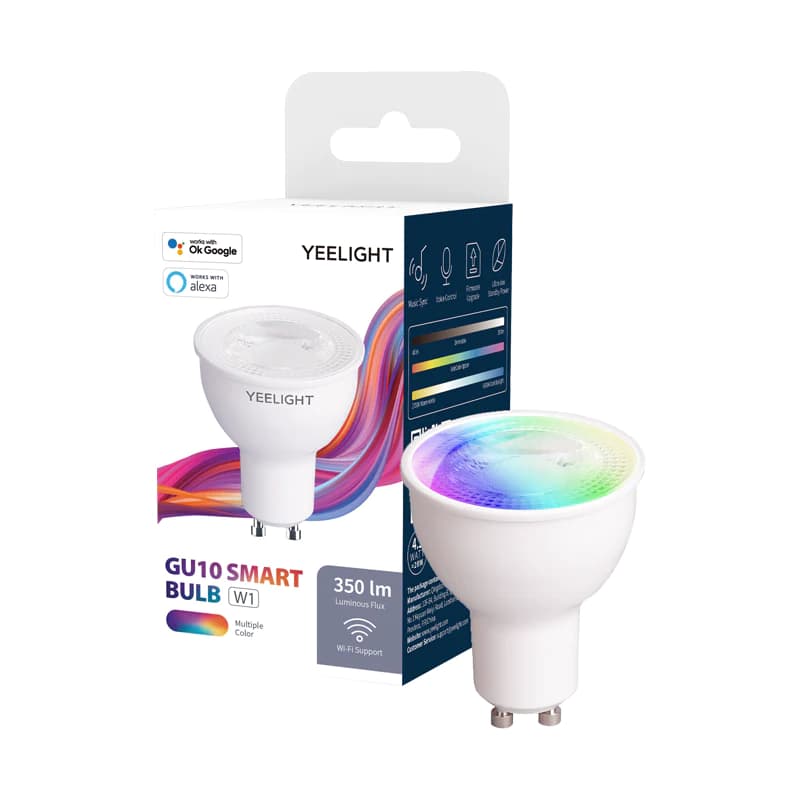 چراغ هوشمند هالوژنی شیائومی مدل XIAOMI YEELIGHT GU10 SMART BULB W1 — تصویر ۸