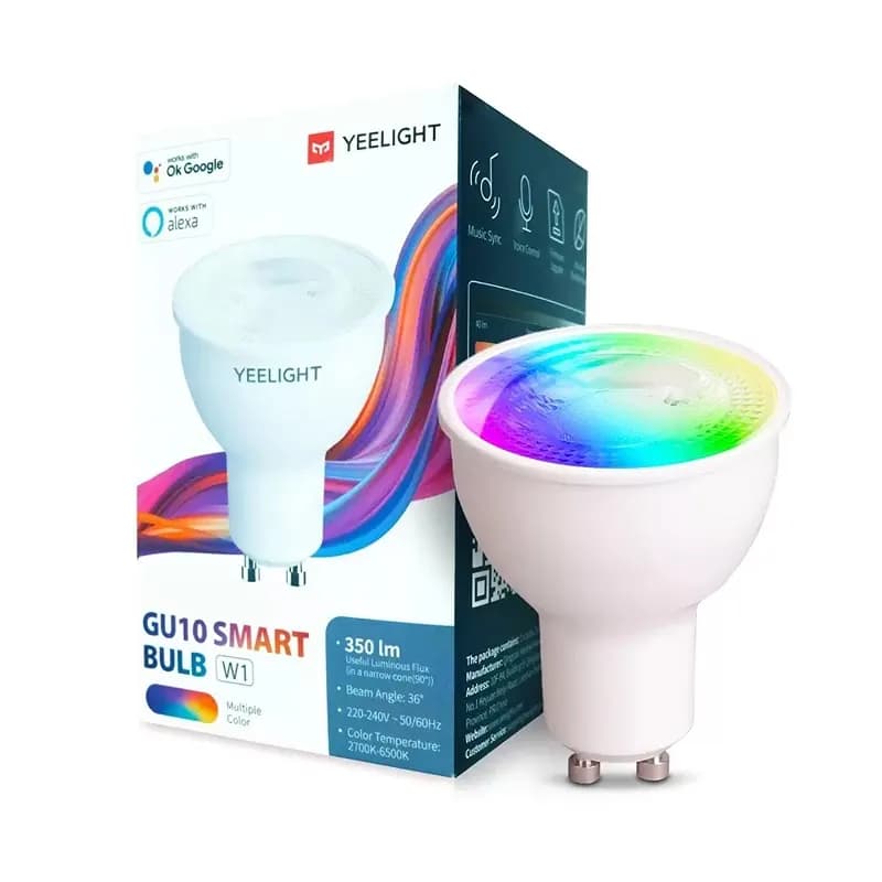 چراغ هوشمند هالوژنی شیائومی مدل XIAOMI YEELIGHT GU10 SMART BULB W1 — تصویر ۲