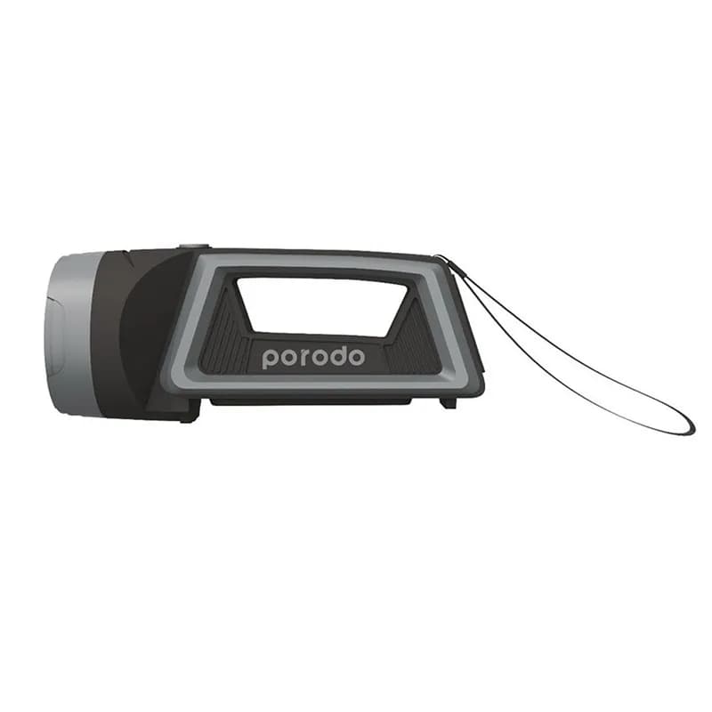 چراغ قوه دو کاره پرودو PORODO 2 IN 1 OUTDOOR TORCH AND LAMP LS2IN1TSL برد ۸۰ متر — تصویر ۵