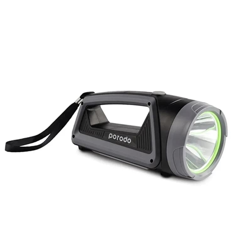 چراغ قوه دو کاره پرودو PORODO 2 IN 1 OUTDOOR TORCH AND LAMP LS2IN1TSL برد ۸۰ متر — تصویر ۲