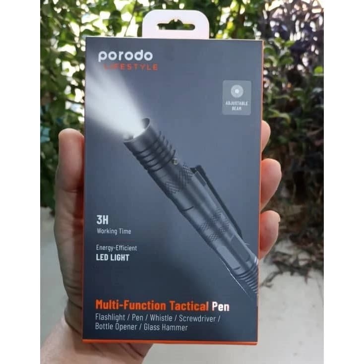 چراغ قوه چندکاره پرودو PORODO MULTI-FUNCTION TACTICAL PEN PD-LS91PNFL — تصویر ۴