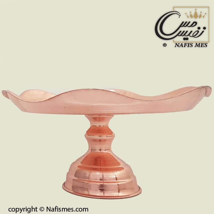 شیرینی خوری مسی چکشی طرح نفیس