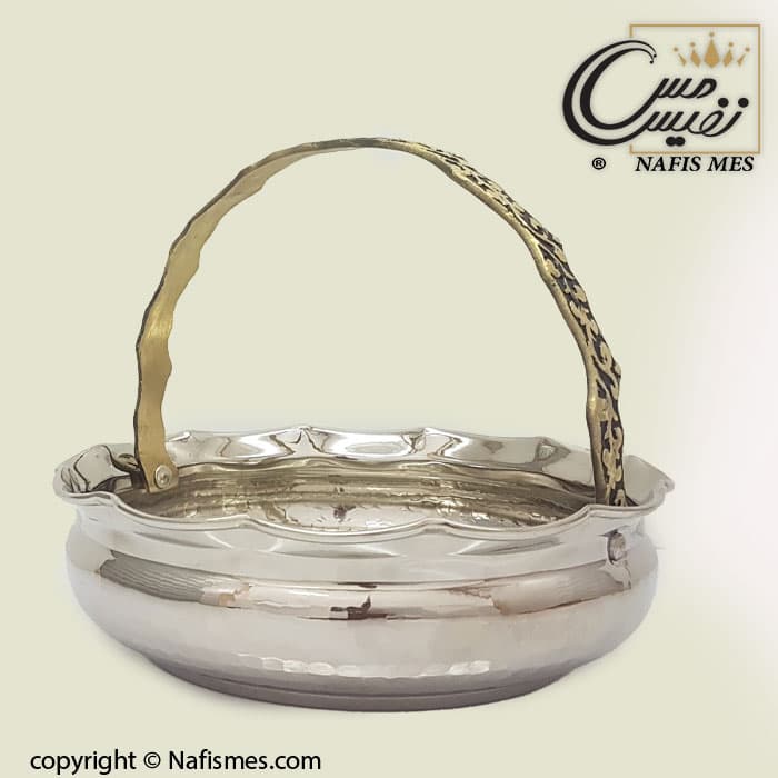 سبد مسی کوچک کروم طرح سالار