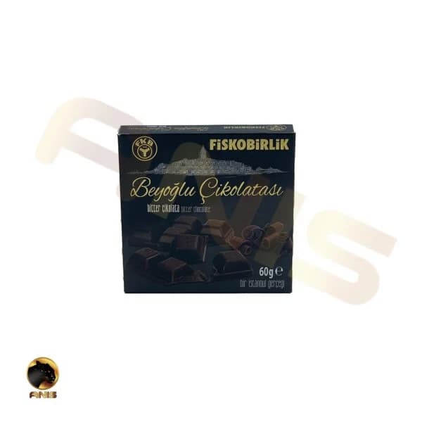 شکلات فیسکوبیرلیک تلخ بیوقلو beyoğlu وزن 60 گرم