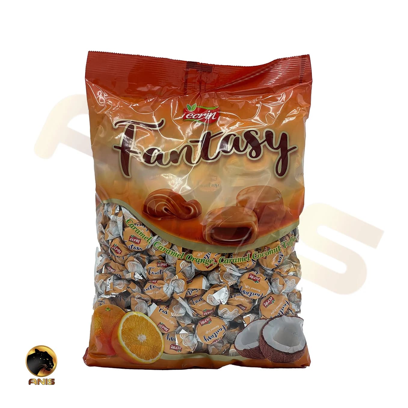 شکلات کیسه ای کاراملی اجرین مدل fantasy وزن 1000 گرم