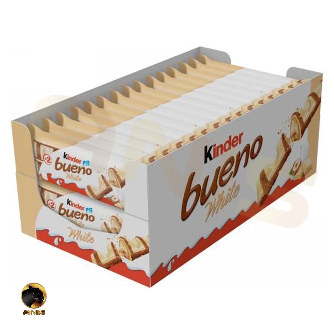 شکلات کیندر بوینو bueno اروپایی با مغز کرم فندقی 39 گرم — تصویر ۲