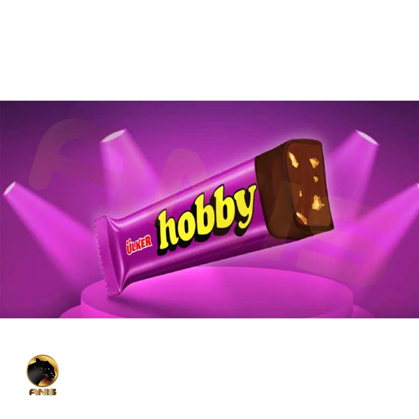 شکلات مغزدار hobby اولکر با فندق 25 گرم — تصویر ۲