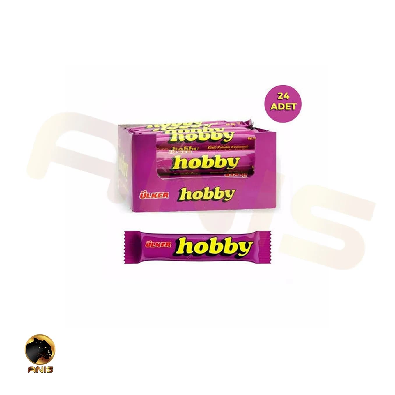 شکلات مغزدار hobby اولکر با فندق 25 گرم — تصویر ۳