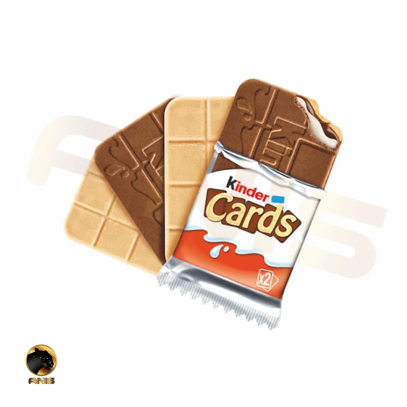 شکلات ویفر کیندر cards ایتالیایی 125 گرم