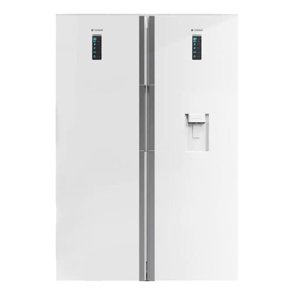 یخچال فریزر دوقلو اسنوا 38 فوت سفید متالیک 1019GW