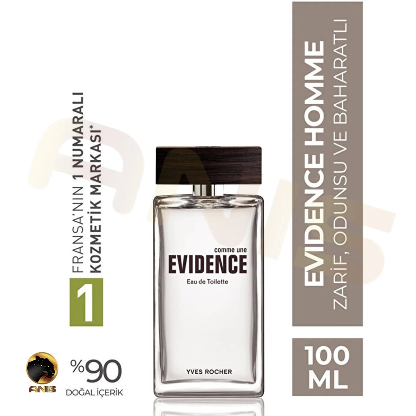 عطر مردانه Comme Une Evidence ایوروشه دارایه رایحه شاداب و کمی تلخ 100 میل